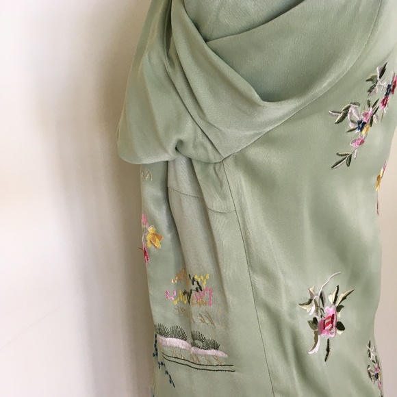 Zara Print Embroidered Fringe Shirt Brand New - Picture 7 of 11